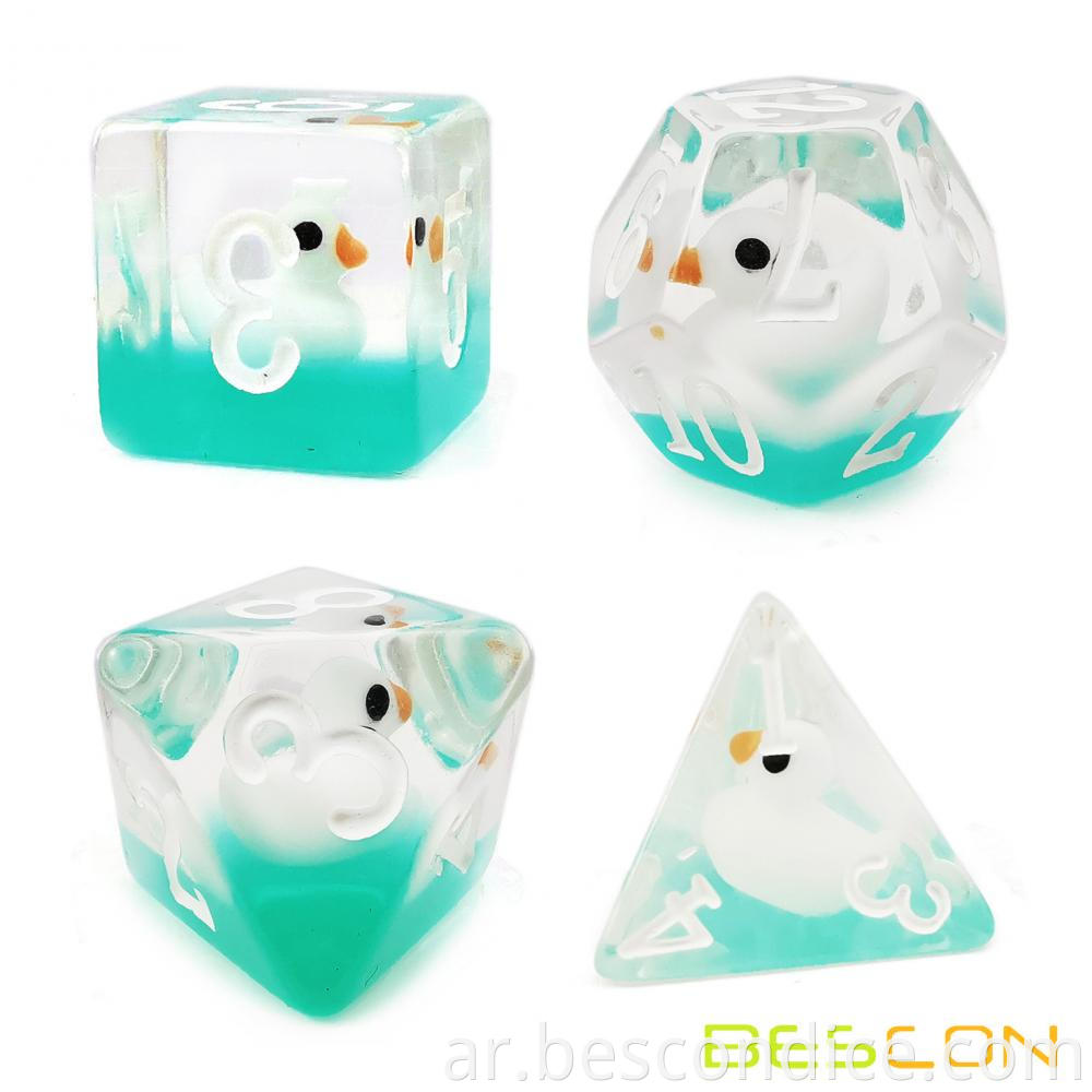 Role Playing Games White Duck Dice 4